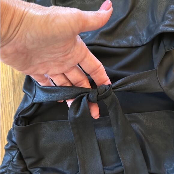 Lucy in the Sky Black Dress with midriff opening. - Picture 3 of 7